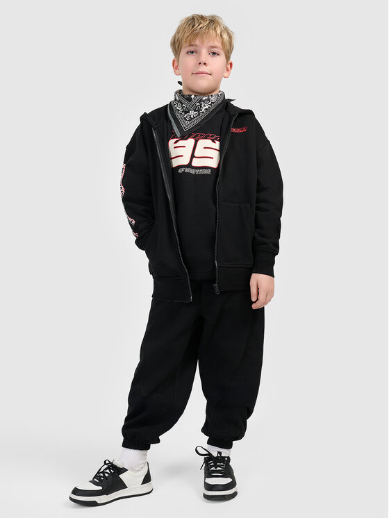 4F 4F Bluza ESPORTS RACING Czarny Loose Fit