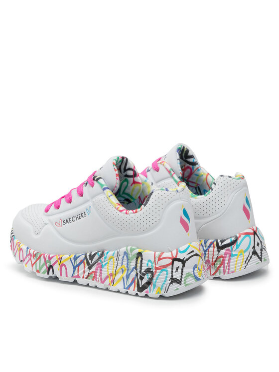 Skechers Skechers Sneakersy Lovely Luv 314976L/WMLT Biela