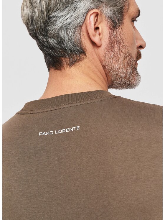 Pako Lorente Pako Lorente T-Shirt P26SF-TT-003 Brązowy Oversize