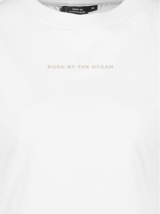 Didriksons Didriksons T-Shirt Ingarö 505542 Λευκό Regular Fit