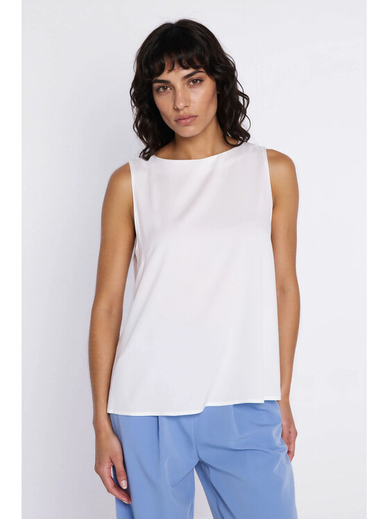 NIFE NIFE Halenka B224 Krémová Modern Relaxed Fit