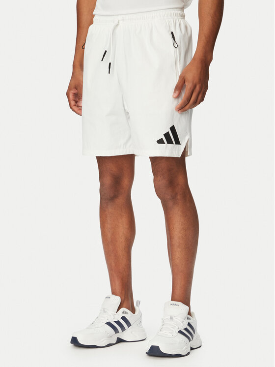 adidas Szorty sportowe Z.N.E. KD8489 Biały Regular Fit