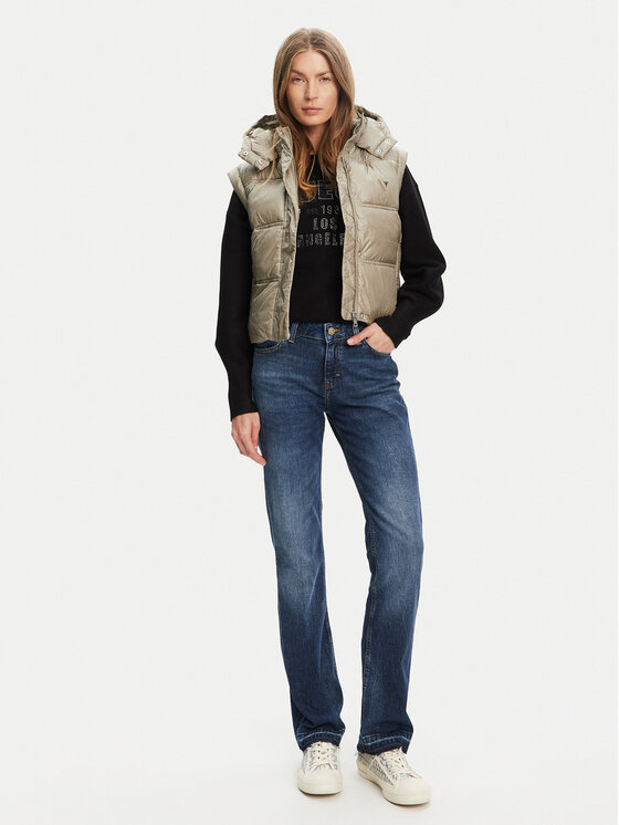 Guess Guess Varrukateta jakk W5YL11 WHDO2 Roheline Regular Fit