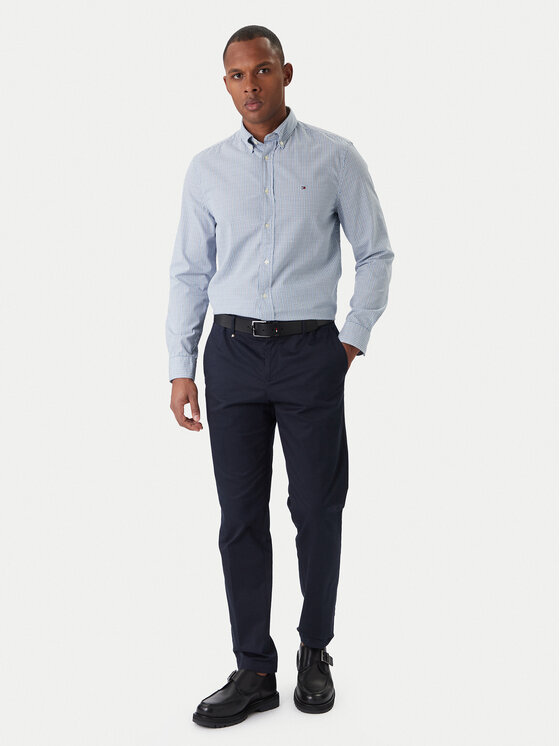 Tommy Hilfiger Tommy Hilfiger Сорочка MW0MW39459 Голубий Regular Fit