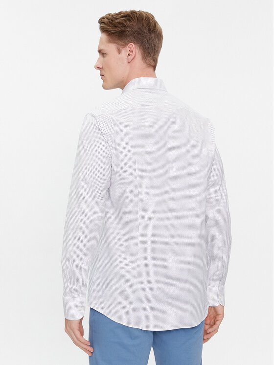 BOSS Boss Cămașă H-HANK-spread 50508759 Alb Slim Fit