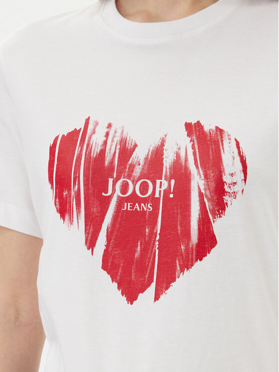 JOOP! Jeans JOOP! Jeans Tričko Tessa 30046948 Biela Regular Fit