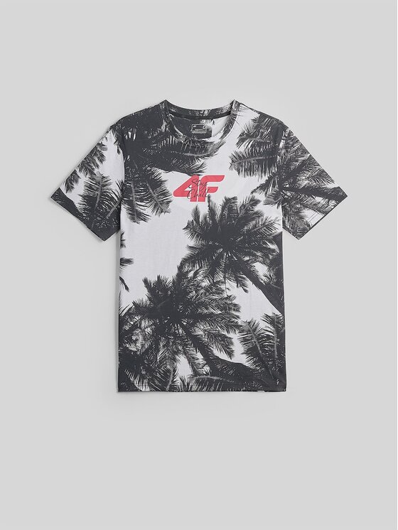 4F 4F T-Shirt 4FRSS26TTSHM4302-20A Μαύρο Regular Fit