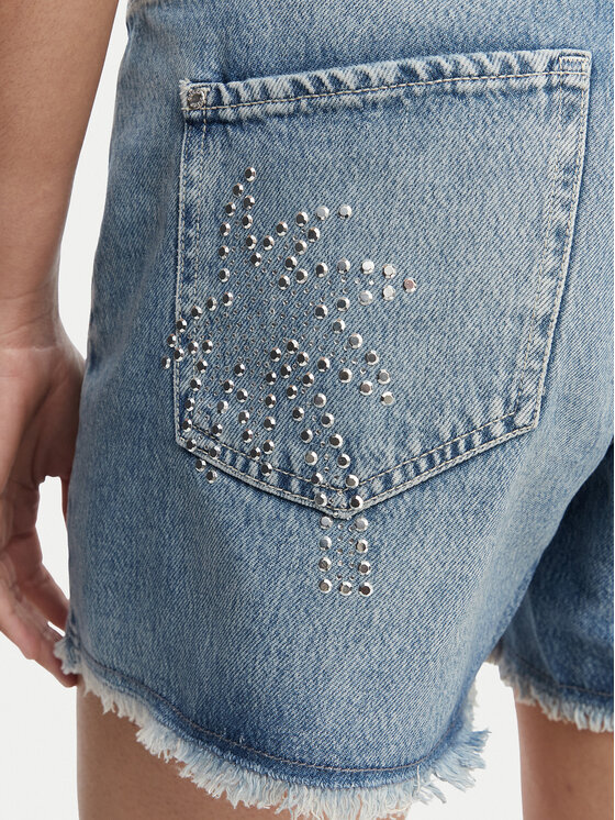 Guess Guess Pantaloncini di jeans W6GD74 D0726 Blu Regular Fit