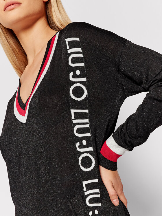 Liu Jo Sport Liu Jo Sport Džemperis TF1085 MA57L Melns Regular Fit