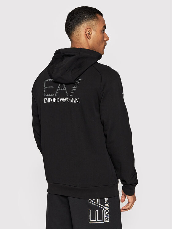 EA7 Emporio Armani EA7 Emporio Armani Mikina 3LPM55 PJEQZ 0200 Černá Regular Fit