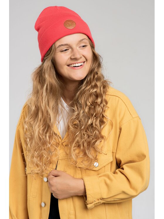 Kabak Kabak Czapka klasyczna beanie Czerwony