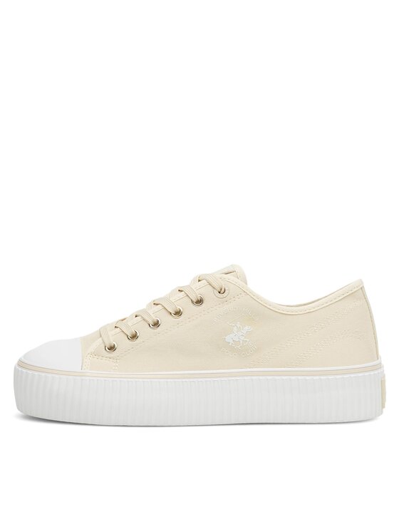 Beverly Hills Polo Club Beverly Hills Polo Club Sneakers aus Stoff W-BHPC027M Écru