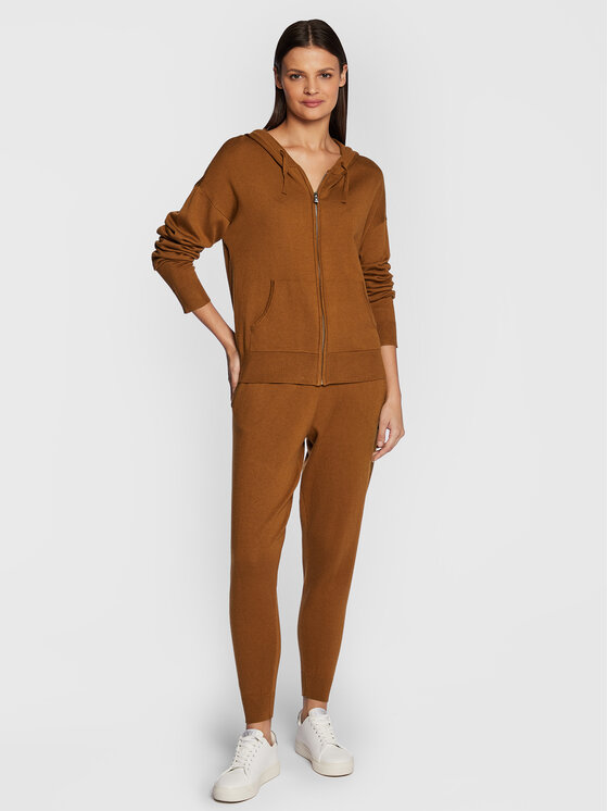 Felpa DP2J9109 Marrone Regular Fit