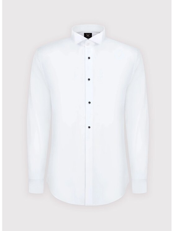 Pako Lorente Pako Lorente Koszula P000B-1X-265 Biały Slim Fit