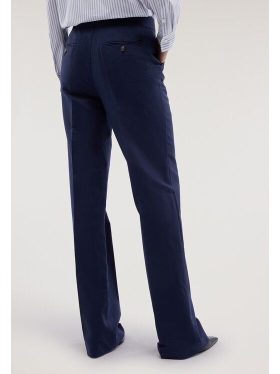 Trussardi Trussardi Spodnie materiałowe P269A102360N034 Niebieski Over Fit