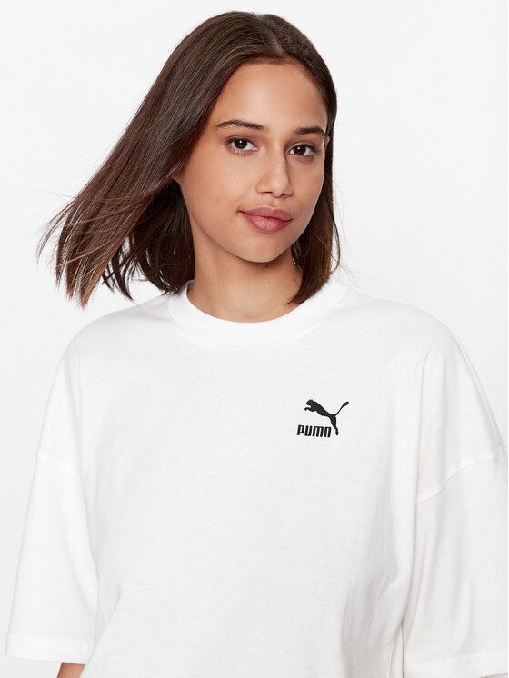 Puma Puma T-krekls Classics 621381 Balts Oversize
