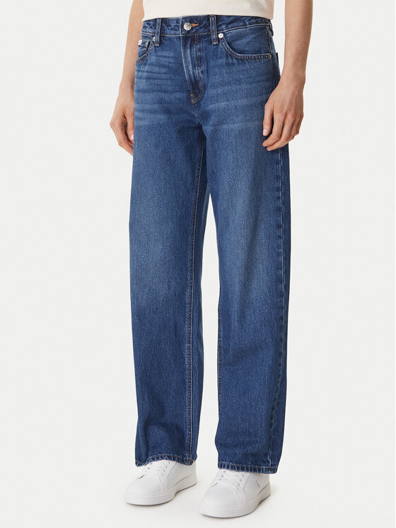 Calvin Klein Jeans Blugi LV047F682G Albastru Straight Fit