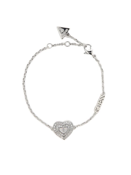 Guess Guess Zapestnica JUBB04 031JW Srebrna
