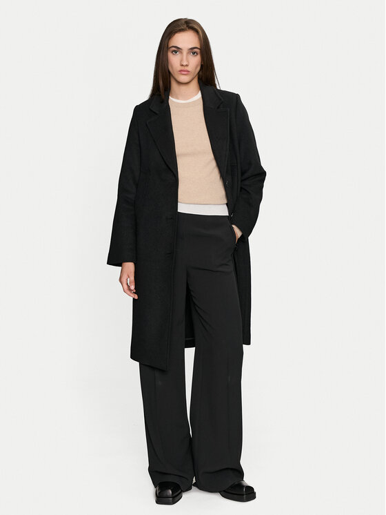 Marc O'Polo Marc O'Polo Vilnonis paltas 408 0294 71265 Juoda Regular Fit