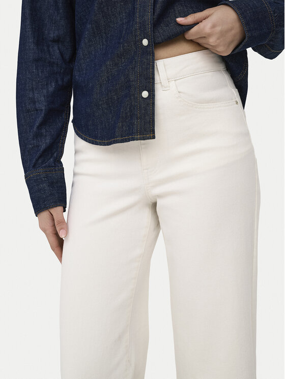 ONLY ONLY Дънки Madison 15372378 Кремав Straight Leg