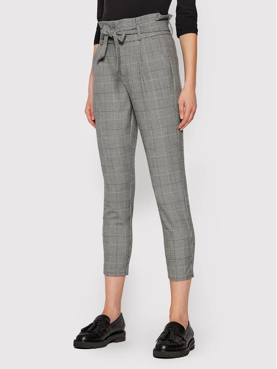 Vero Moda Stoffhose Eva 10209834 Grau Loose Fit