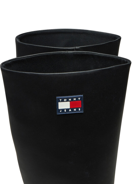 Tommy Jeans Tommy Jeans Μπότες Tjw Long Shaft Boot EN0EN02627 Μαύρο