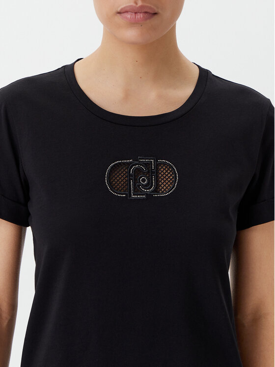 Liu Jo Sport Liu Jo Sport T-shirt TA5180 JS923 Nero Regular Fit