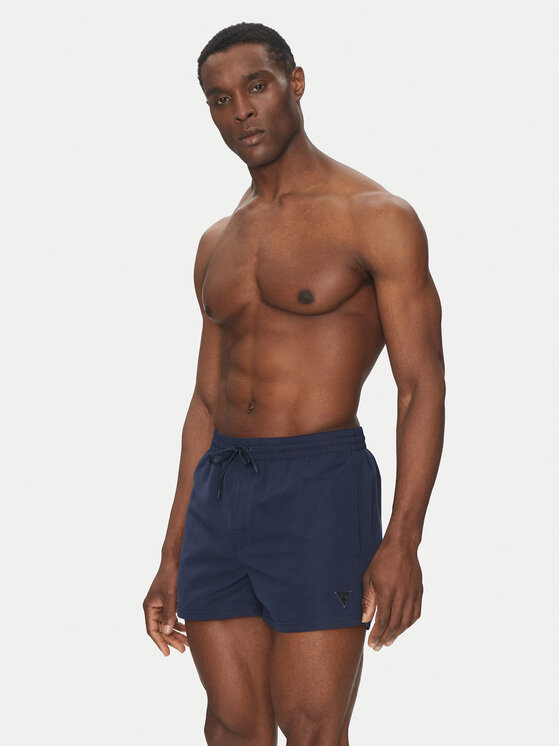 Guess Guess Plavecké šortky F4GT00 WG282 Tmavomodrá Regular Fit
