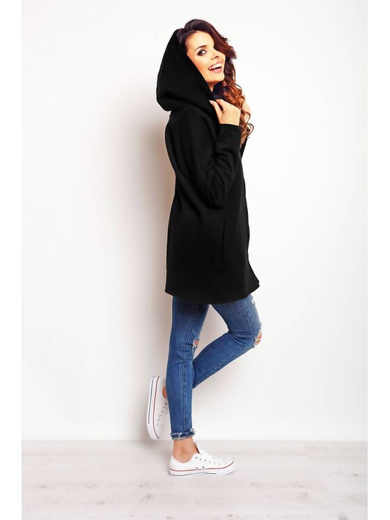 Infinite You Infinite You Mikina M088 Černá Basic Fit
