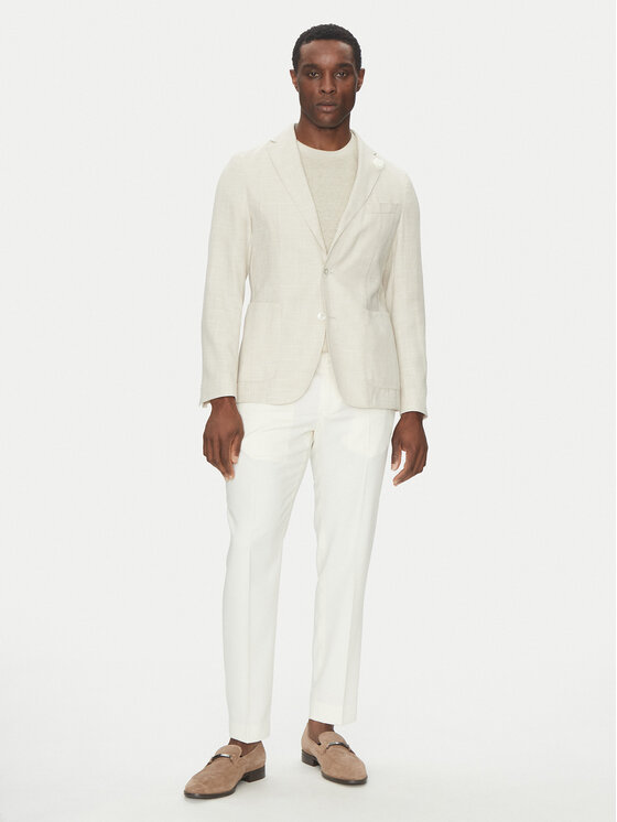 BOSS BOSS Сако C-Hanry-252 50540742 Екрю Slim Fit