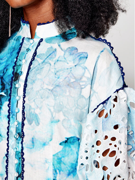 Vestito estivo IX22-80510 Blu Regular Fit