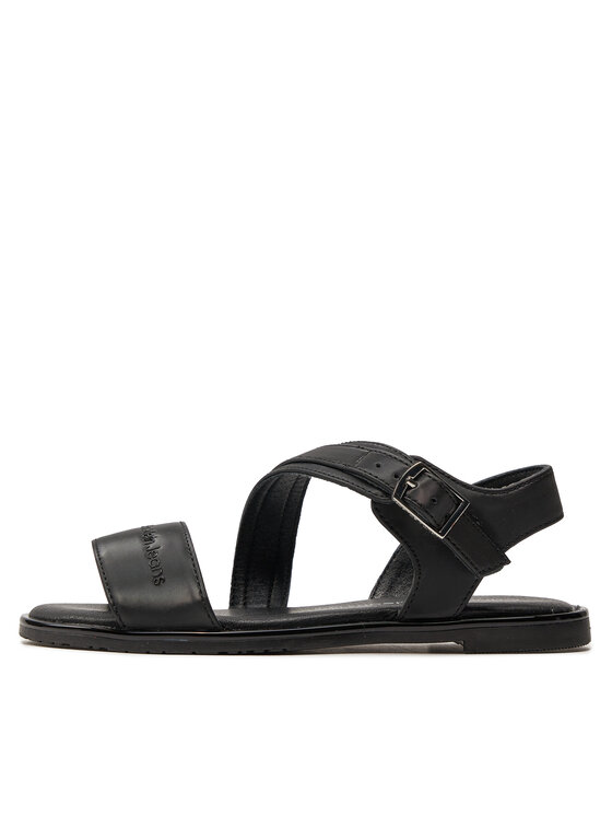 Calvin Klein Jeans Calvin Klein Jeans Basutės Flat Sandal V3A2-80825-1688 M Juoda