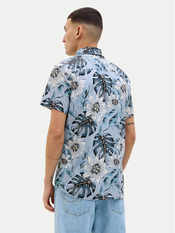 Jack&Jones Jack&Jones Cămașă Hawaii 12269137 Albastru celest Comfort Fit