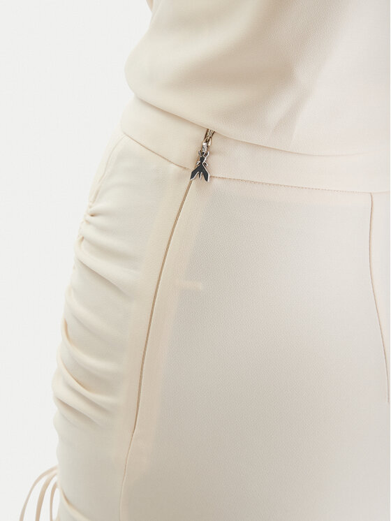 Patrizia Pepe Patrizia Pepe Midi sijonas 8G0530/A701-W409 Écru Regular Fit