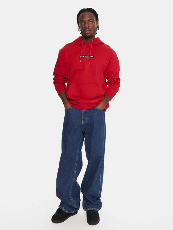 Quiksilver Quiksilver Mikina Dna EQYFT05121 Červená Oversize