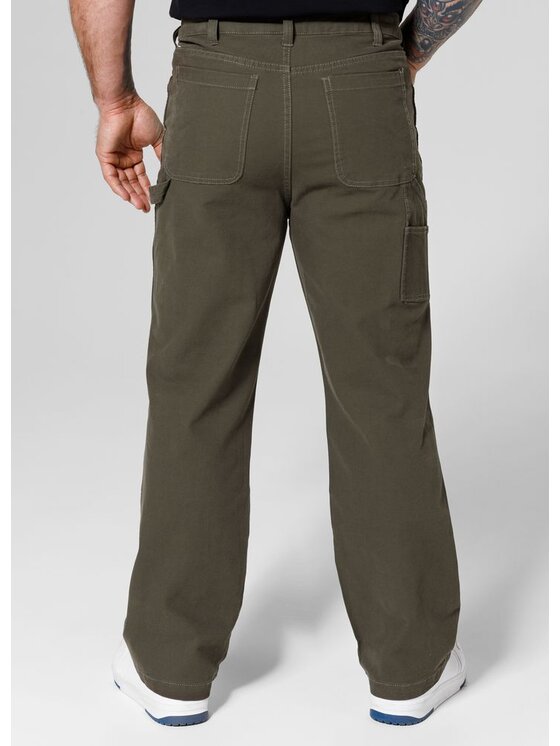 PITBULL PITBULL Spodnie materiałowe Dogwood Zielony Regular Fit