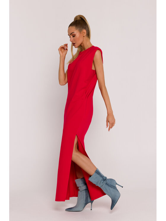 Made of Emotion Made of Emotion Vestito estivo M790 Rosso Generous Fit