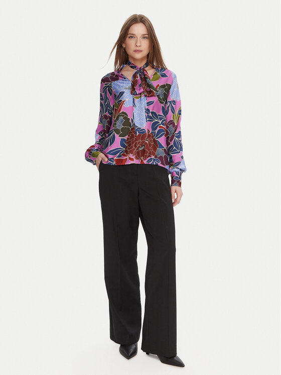 LOLA CASADEMUNT LOLA CASADEMUNT Košile MF2515003 Fialová Loose Fit