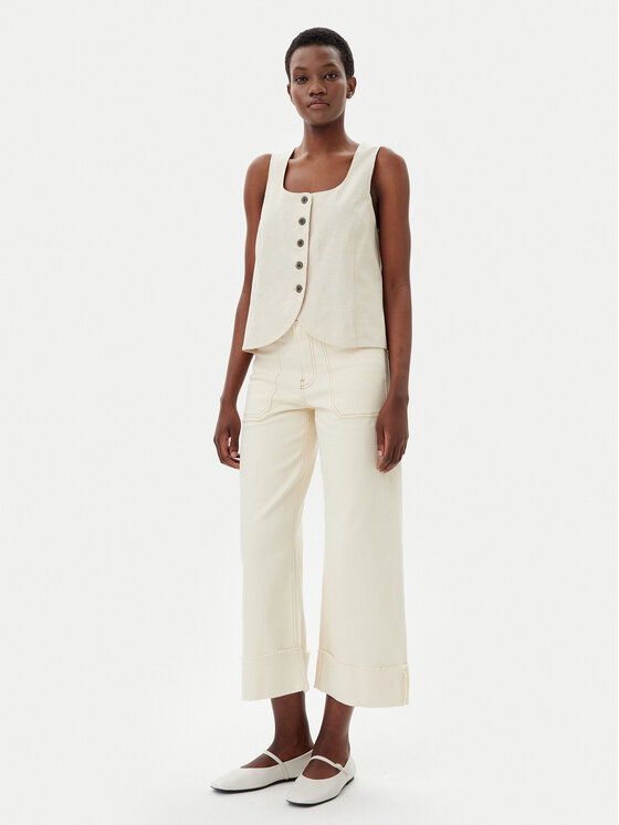 Gap Gap Prsluk 714973-02 Bež Slim Fit