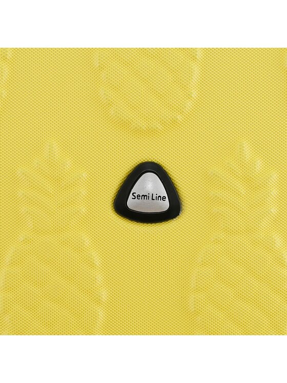 Semi Line Semi Line Μεσαία Βαλίτσα T5571-4 Κίτρινο