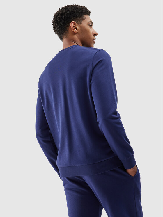 4F 4F Felpa 4FWSS24TSWSM1181-31S Blu scuro Regular Fit