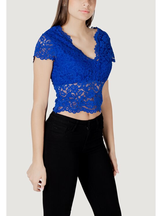 Morgan De Toi Morgan De Toi T-shirt 241-DANSA Blu To Fit