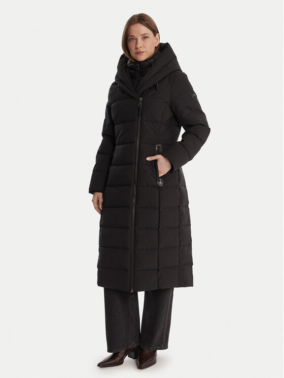 DKNY Geacă de iarnă DLEMPV01 Negru Regular Fit