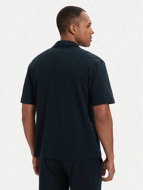 KARL LAGERFELD KARL LAGERFELD Košeľa B2M46063 Tmavomodrá Slim Fit