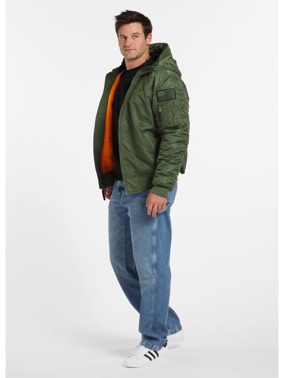 PITBULL PITBULL Kurtka zimowa Encino XXL Zielony Regular Fit
