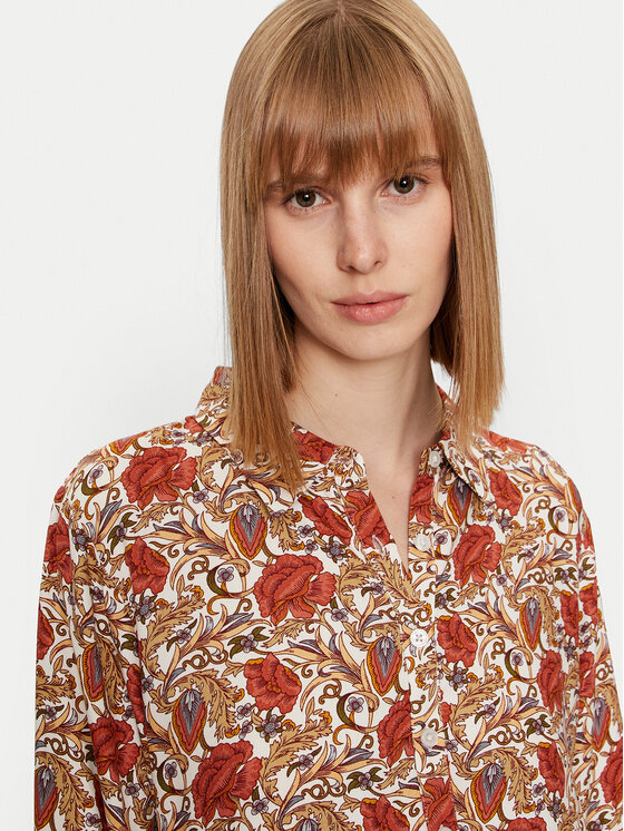 Selmark Selmark Cămașă de noapte P6963 Portocaliu Regular Fit