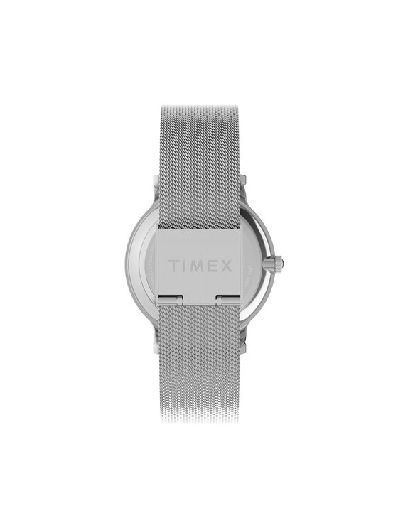 Timex Timex Zegarek TW2Y10200 Srebrny