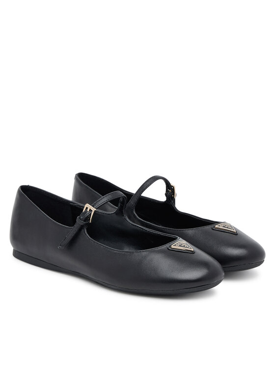 Guess Guess Baleriny FLTKLD LEA02 Czarny