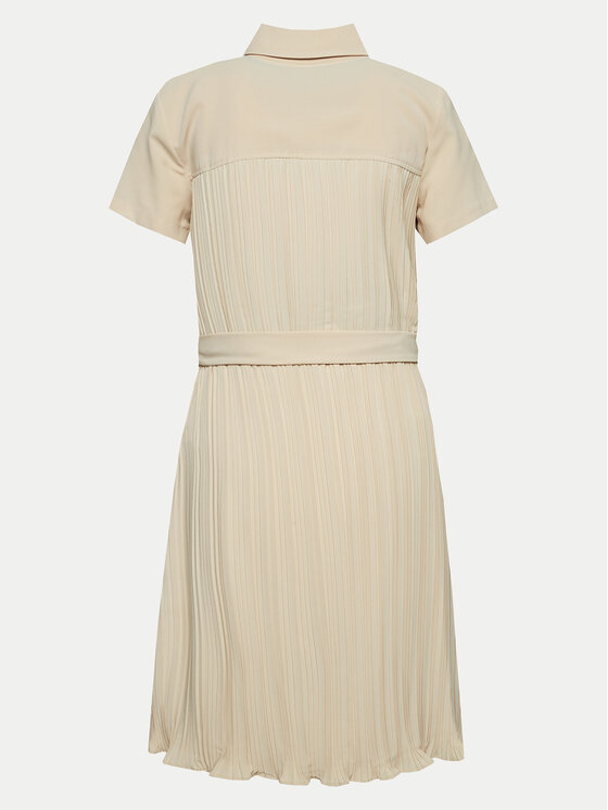 DKNY DKNY Hemdkleid DD4A1351 Beige Regular Fit