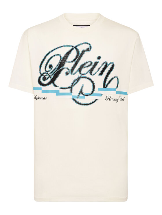 PHILIPP PLEIN PHILIPP PLEIN T-Shirt 24925 Biały Regular Fit